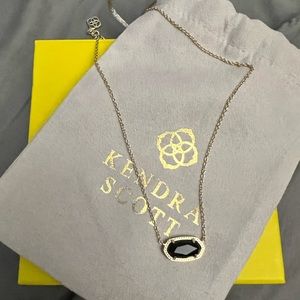 NWOT Kendra Scott Black/yellow gold necklace